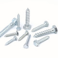 Galvanized M6 M8 M10 M12 Carbon Steel Hex Head DIN571 Wood Screw Self Tapping Screw